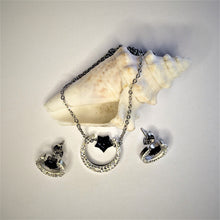 Charger l'image dans la galerie, Ensemble de Collier et Boucles d'Oreilles Acier Inoxydable Or 18k