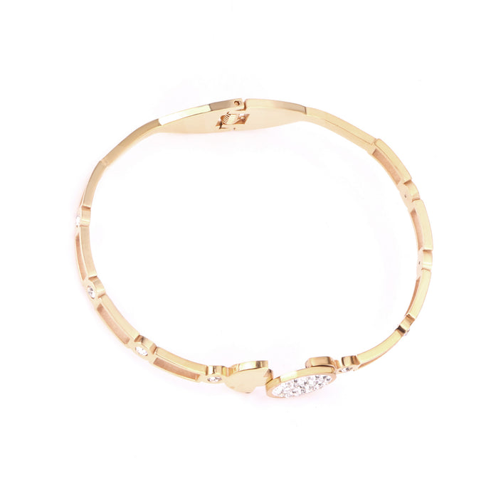 Bracelet Acier Inoxydable Or 18K